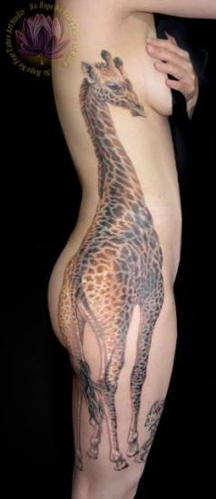 girafa tatuaj