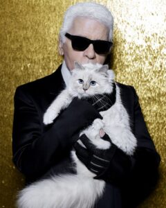 Karl Lagerfield a avut o pisică persană; sursă foto: Kanal D