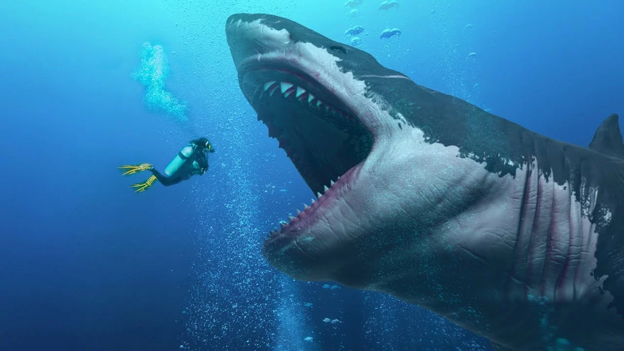 Megalodon, cel mai mare rechin care a existat vreodată; sursă foto: playtech.ro