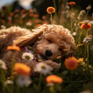 Cel mai vesel cățel, Labradoodle.