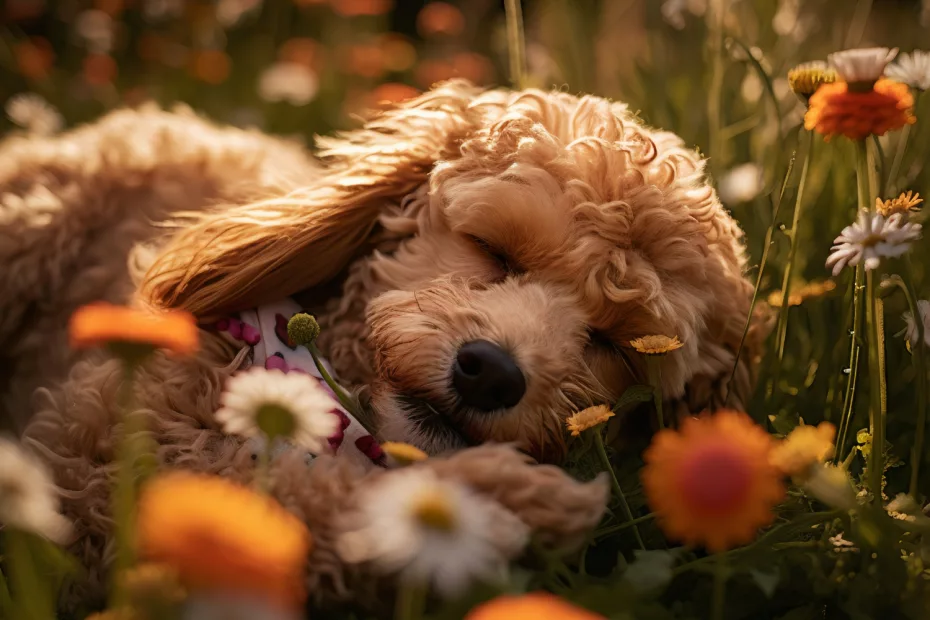 Cel mai vesel cățel, Labradoodle.