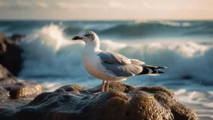 Turiștii speriați de pescăruși în Veneția