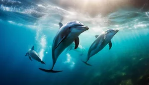 Știai că delfinii se hrănesc cu pește și crustacee?